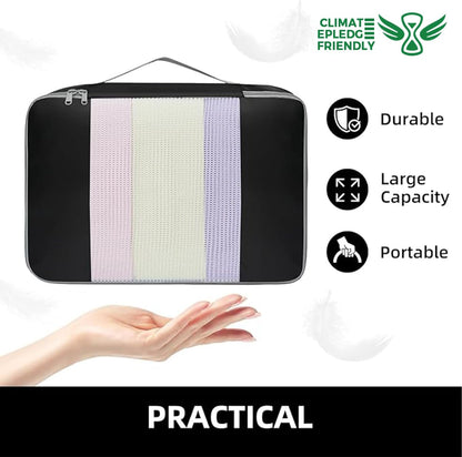6 Set/8 Set/10 Set Packing Cubes Various Sizes Packing Organizer for Travel Accessories Luggage Carry On Suitcase