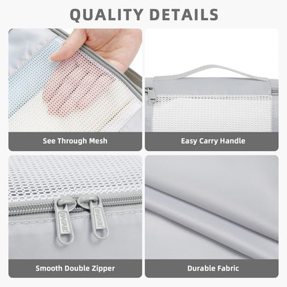 6 Set/8 Set/10 Set Packing Cubes Various Sizes Packing Organizer for Travel Accessories Luggage Carry On Suitcase