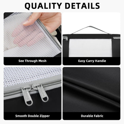 6 Set/8 Set/10 Set Packing Cubes Various Sizes Packing Organizer for Travel Accessories Luggage Carry On Suitcase