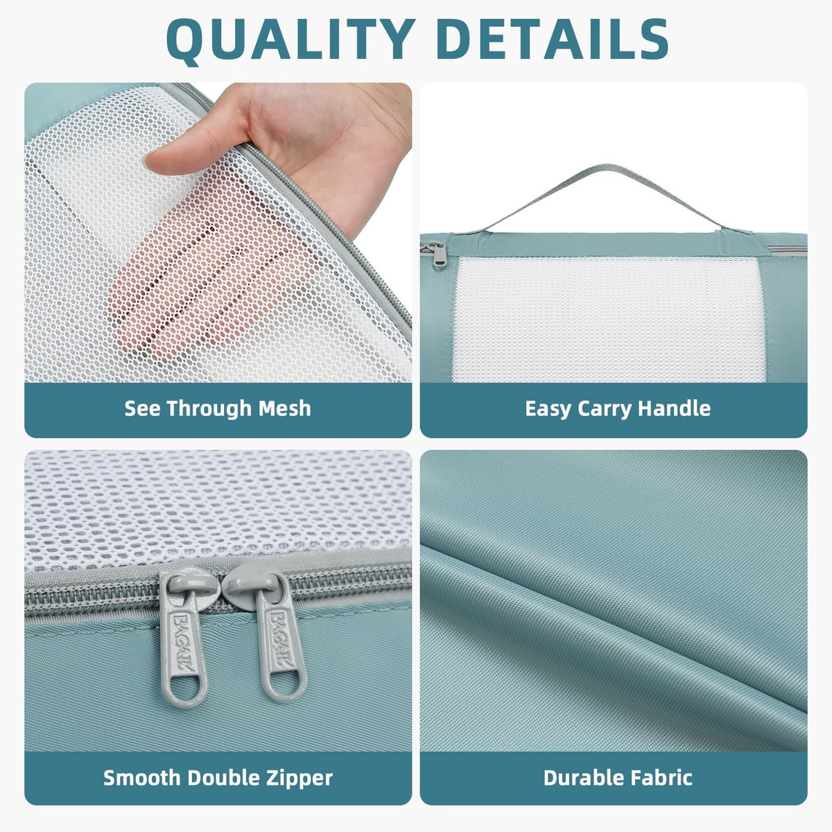6 Set/8 Set/10 Set Packing Cubes Various Sizes Packing Organizer for Travel Accessories Luggage Carry On Suitcase