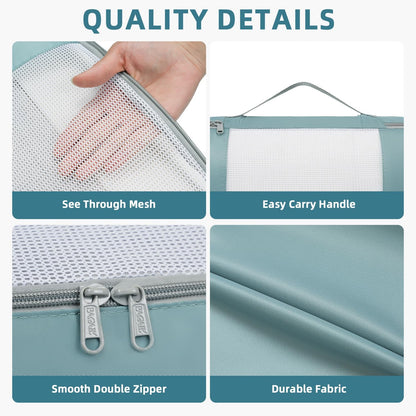 6 Set/8 Set/10 Set Packing Cubes Various Sizes Packing Organizer for Travel Accessories Luggage Carry On Suitcase