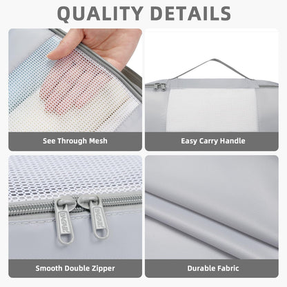 6 Set/8 Set/10 Set Packing Cubes Various Sizes Packing Organizer for Travel Accessories Luggage Carry On Suitcase