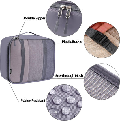 6 Set/8 Set/10 Set Packing Cubes Various Sizes Packing Organizer for Travel Accessories Luggage Carry On Suitcase