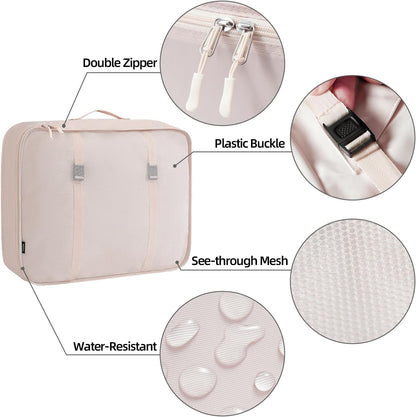 6 Set/8 Set/10 Set Packing Cubes Various Sizes Packing Organizer for Travel Accessories Luggage Carry On Suitcase