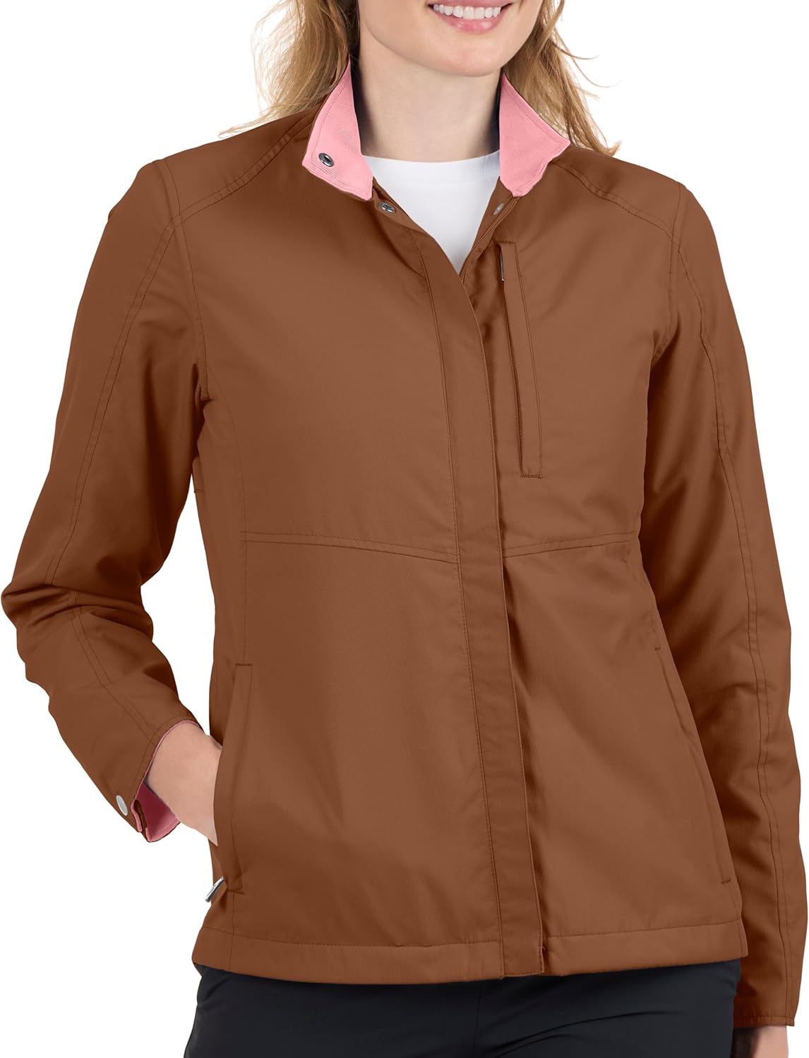 Epic Travel Jacket for Women - 22 Hidden Pockets - Soft Shell Coat - Pickpocket Proof Clothing