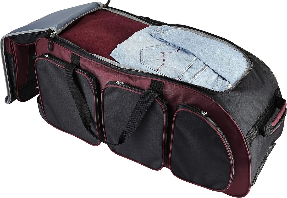 Xpedition 30 Inch Multi-Pocket Upright Rolling Duffel Bag