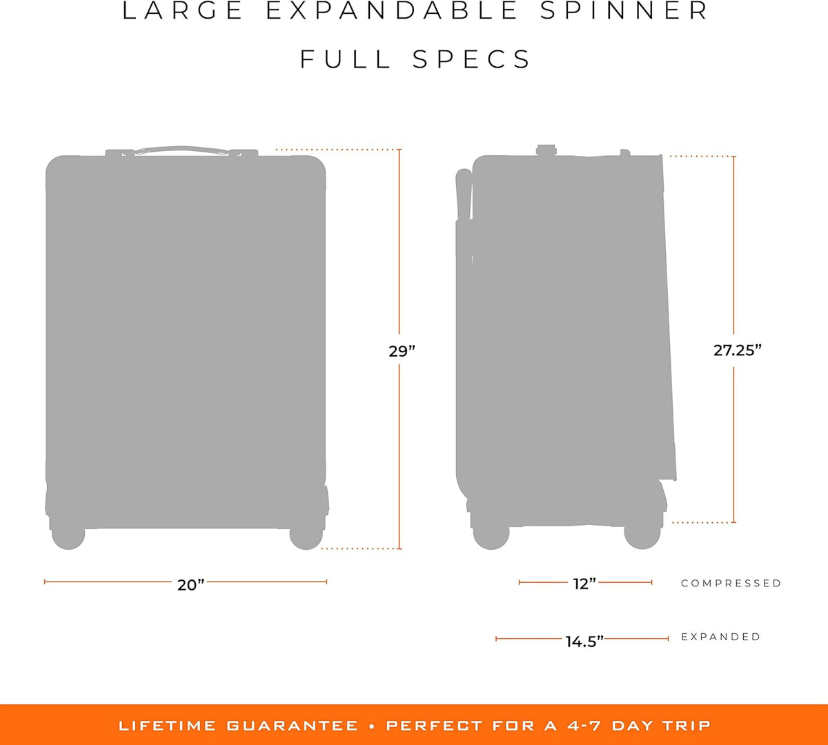 Briggs & Riley Cabin Spinner - Carry On Luggage for Travel, Suitcases with Wheels, Softside Rolling Bag for Men & Women, Fits Under Plane Seat, Interlocking Handle - Baseline Collection, Black