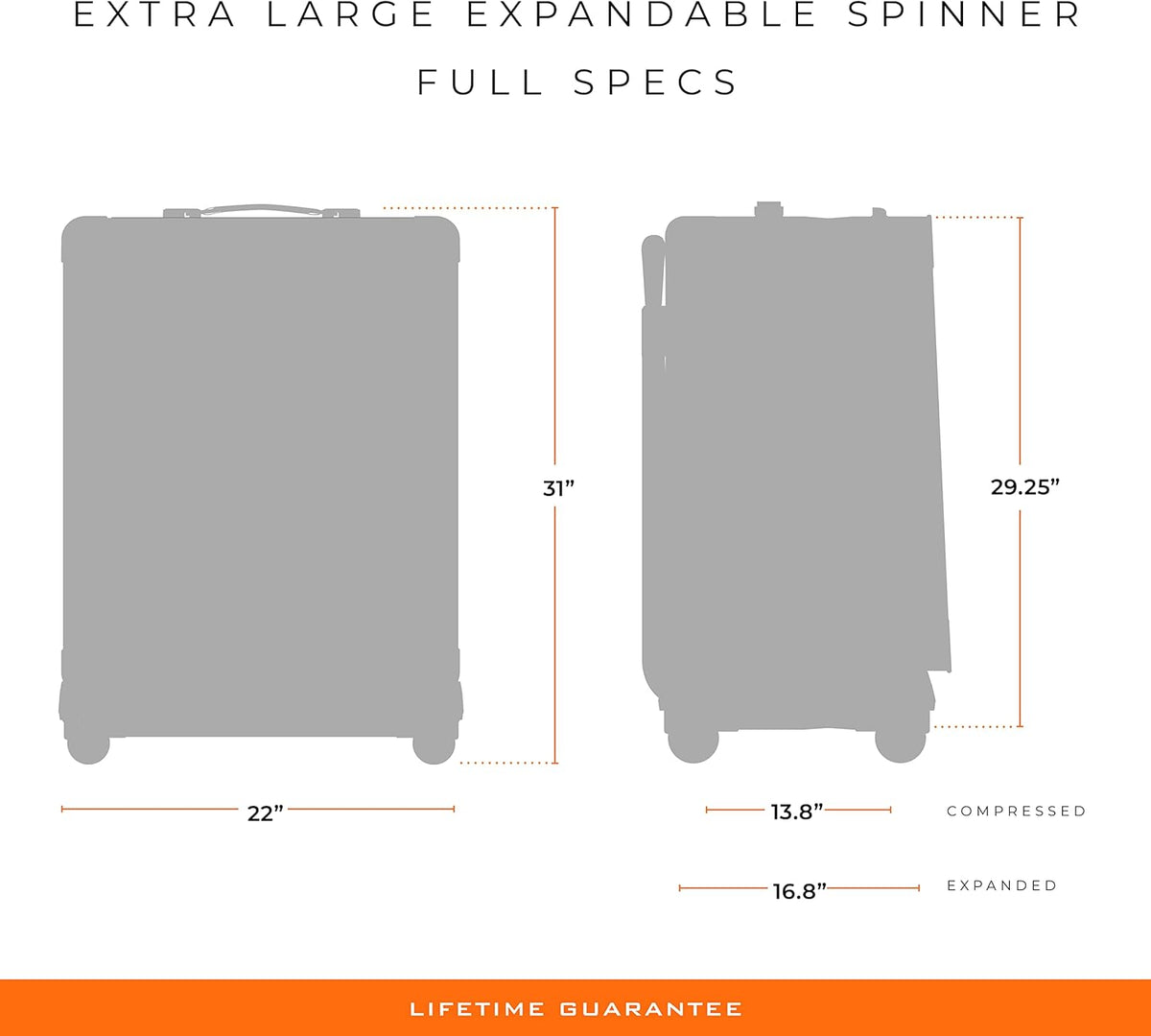 Briggs & Riley Cabin Spinner - Carry On Luggage for Travel, Suitcases with Wheels, Softside Rolling Bag for Men & Women, Fits Under Plane Seat, Interlocking Handle - Baseline Collection, Black