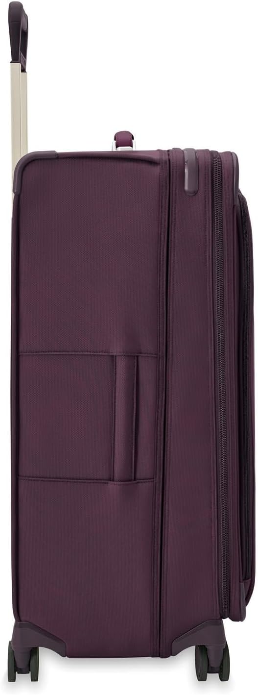 Briggs & Riley Cabin Spinner - Carry On Luggage for Travel, Suitcases with Wheels, Softside Rolling Bag for Men & Women, Fits Under Plane Seat, Interlocking Handle - Baseline Collection, Black