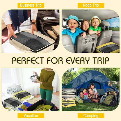 5 Pcs Packing Cubes for Suitcase Large Travel Cubes Carry on Luggage Organizer Bags for Clothes Accessories (L,Pastel)