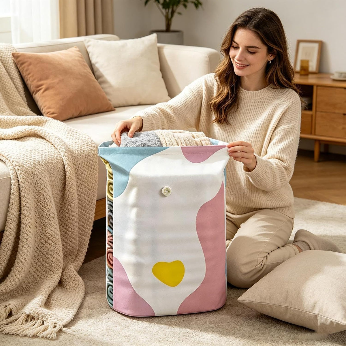 Space Saver Bags - Pump-Free 3d Vacuum Storage Bags | Thickened Pa Pe Roll-Up Compression Packing Organizer | Cube Press Seal Airtight Space Saving Bag for Clothes Blanket Mattress Wardrobe