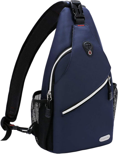 Mini Sling Backpack,Small Hiking Daypack Travel Outdoor Casual Sports Bag, Black