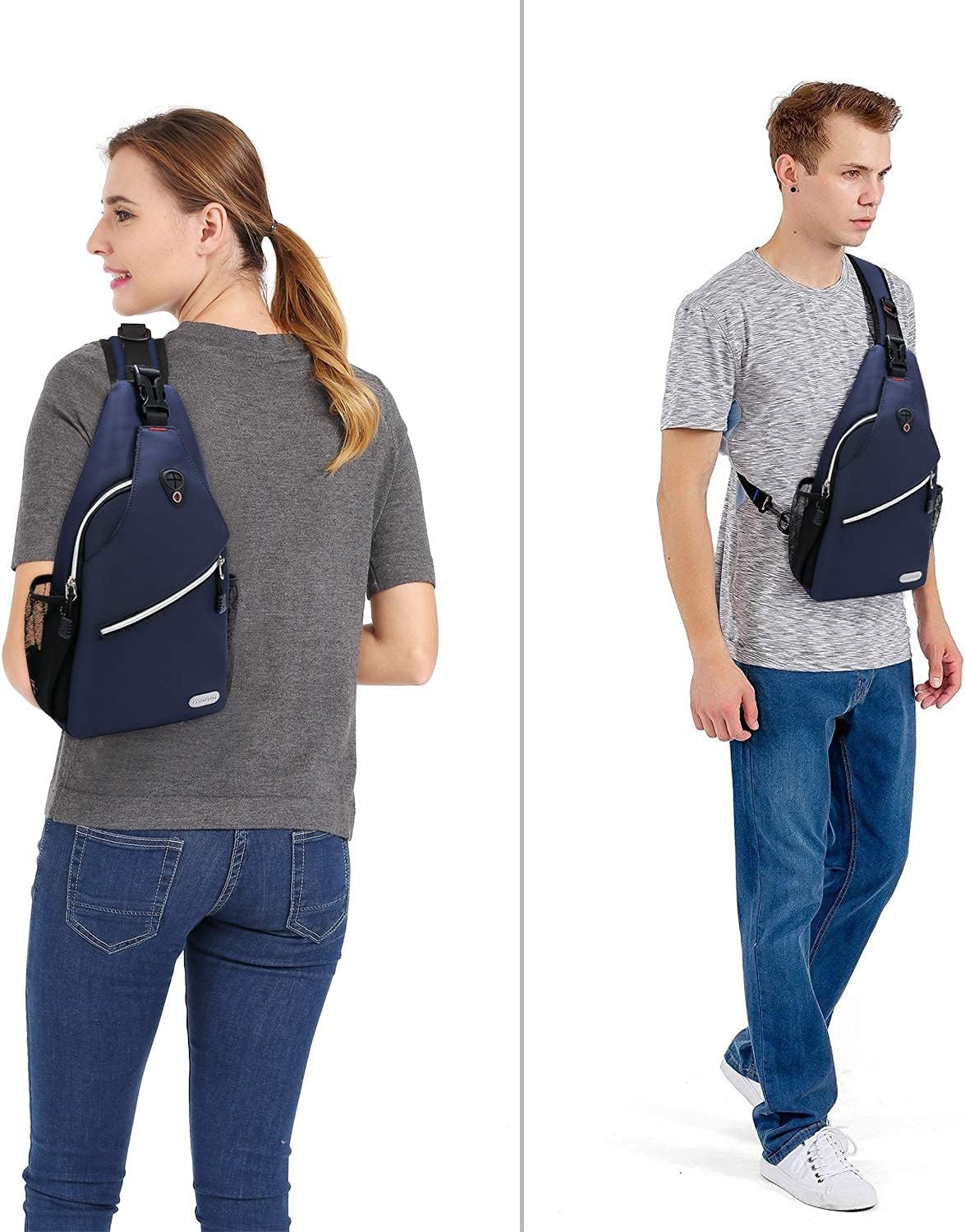 Mini Sling Backpack,Small Hiking Daypack Travel Outdoor Casual Sports Bag, Black