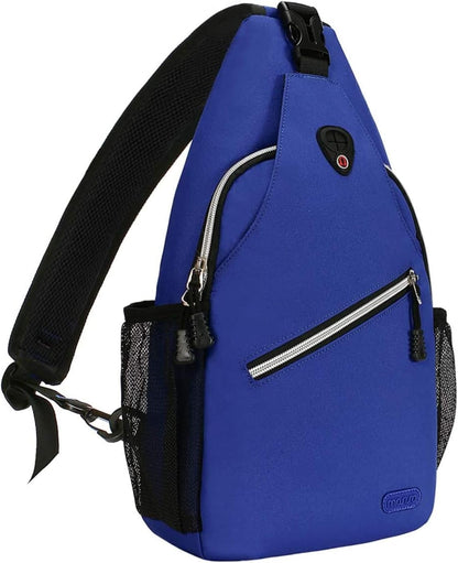 Mini Sling Backpack,Small Hiking Daypack Travel Outdoor Casual Sports Bag, Black