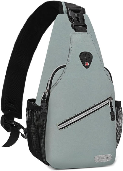 Mini Sling Backpack,Small Hiking Daypack Travel Outdoor Casual Sports Bag, Black
