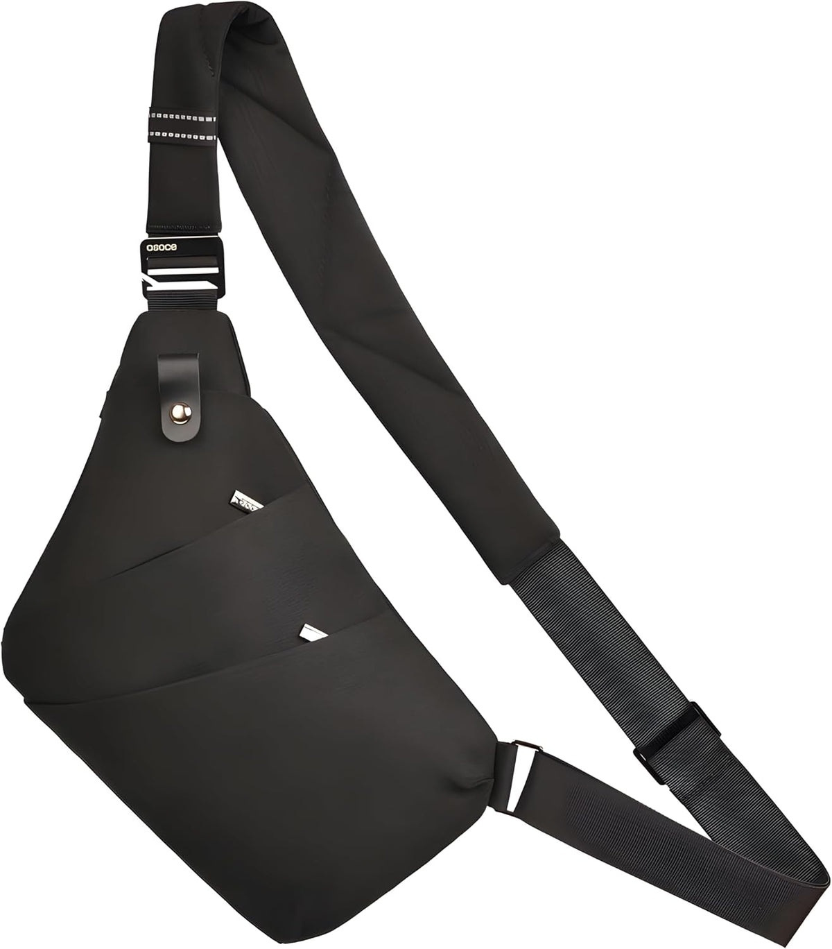 Crossbody Sling Bag, Water-Resistant Anti Theft Chest Pack, Minimalist Commuter Daypack for Travel Hiking Work