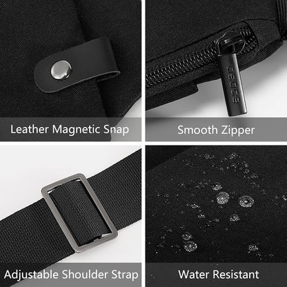 Crossbody Sling Bag, Water-Resistant Anti Theft Chest Pack, Minimalist Commuter Daypack for Travel Hiking Work