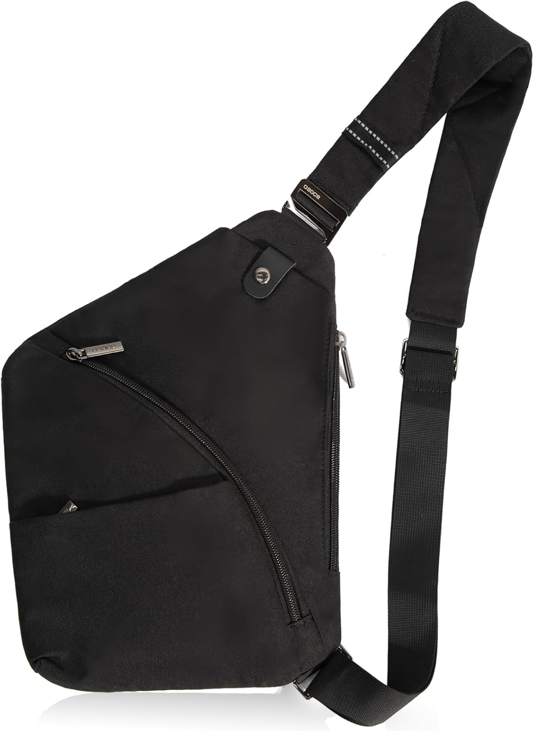 Crossbody Sling Bag, Water-Resistant Anti Theft Chest Pack, Minimalist Commuter Daypack for Travel Hiking Work