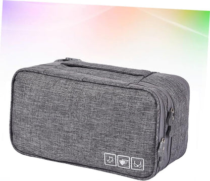Cationic Underwear Storage Organizer Bag Waterproof Travel Pouch for Bras and Underwear Lightweight Travel Accessory