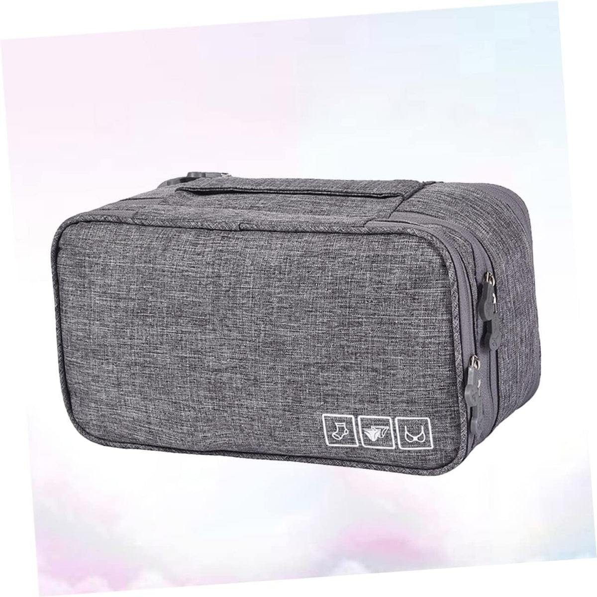 Cationic Underwear Storage Organizer Bag Waterproof Travel Pouch for Bras and Underwear Lightweight Travel Accessory