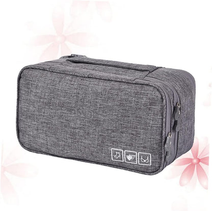 Cationic Underwear Storage Organizer Bag Waterproof Travel Pouch for Bras and Underwear Lightweight Travel Accessory