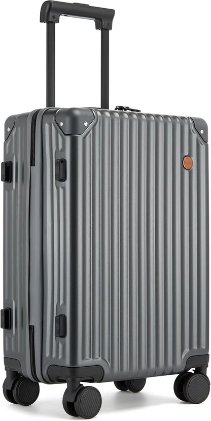 20 IN ,22x14x9 Airline Approved with Spinner Wheel | TSA Lock, Lightweight Hard Shell Travel Luggage for Men and Women Holiday,Weekend Trip,Business Travel