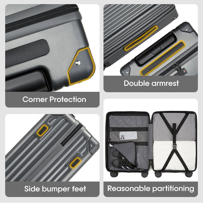 20 IN ,22x14x9 Airline Approved with Spinner Wheel | TSA Lock, Lightweight Hard Shell Travel Luggage for Men and Women Holiday,Weekend Trip,Business Travel
