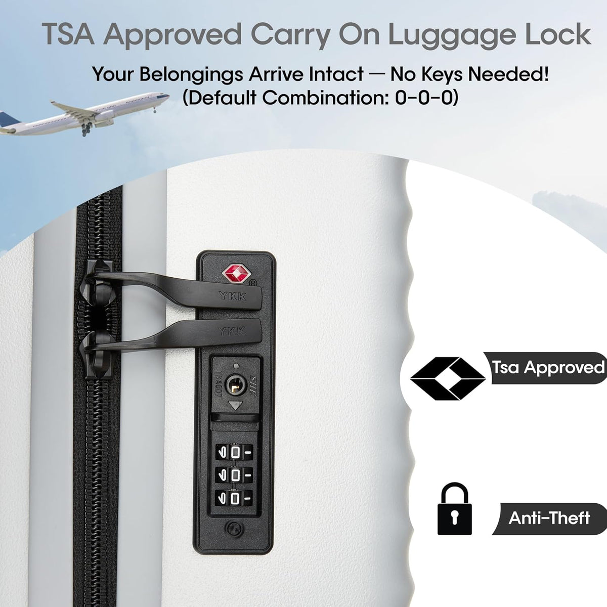 20 IN ,22x14x9 Airline Approved with Spinner Wheel | TSA Lock, Lightweight Hard Shell Travel Luggage for Men and Women Holiday,Weekend Trip,Business Travel