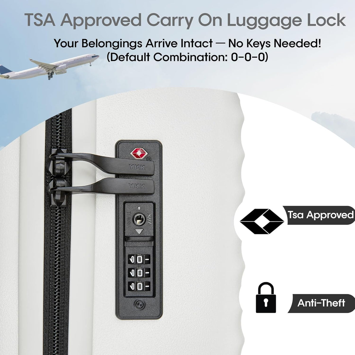 20 IN ,22x14x9 Airline Approved with Spinner Wheel | TSA Lock, Lightweight Hard Shell Travel Luggage for Men and Women Holiday,Weekend Trip,Business Travel