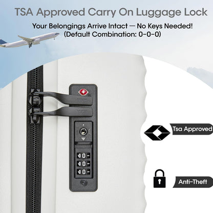 20 IN ,22x14x9 Airline Approved with Spinner Wheel | TSA Lock, Lightweight Hard Shell Travel Luggage for Men and Women Holiday,Weekend Trip,Business Travel