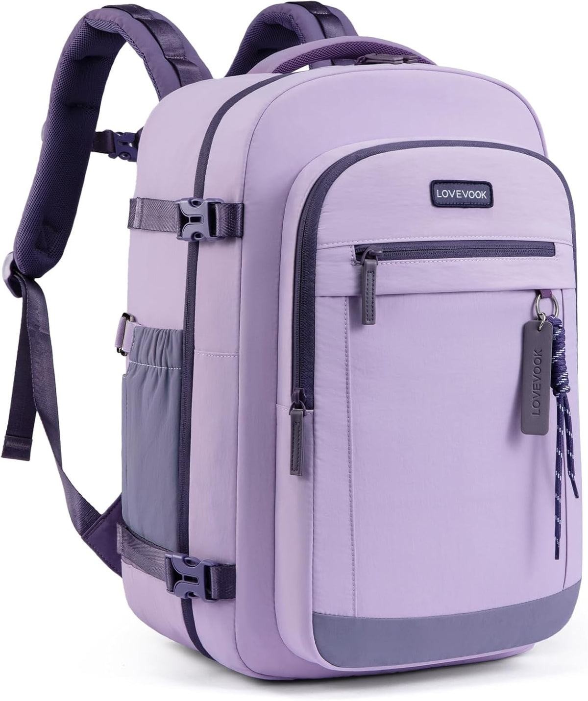 40L Travel Backpack for Women & Men, Airline Approved Carry On Luggage, TSA Personal Item Bag fits 15.6 Inch Laptop, Waterproof Weekender Overnight Suitcase for Work, Green