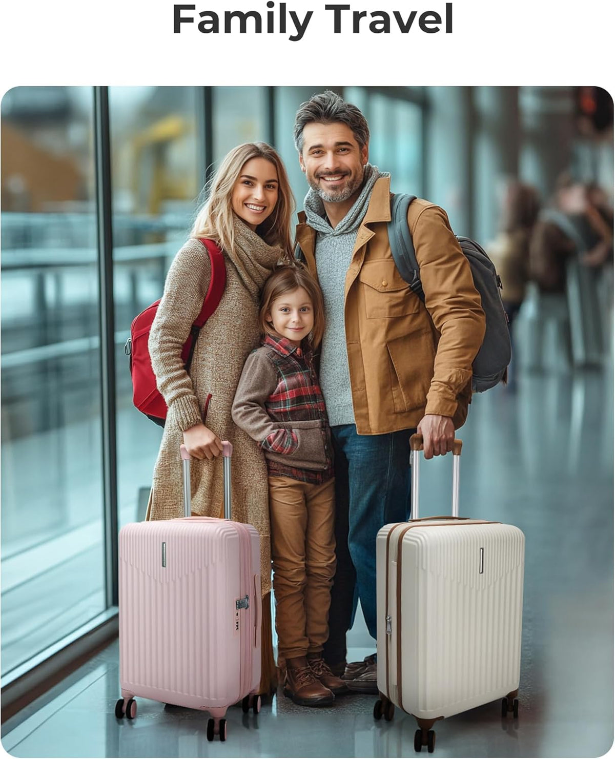 Carry On Luggage 22x14x9 Airline Approved with Spinner Wheels,100% PC Hardside Expandable Luggage with TSA Lock for Trips, 20 Inch Rolling Suitcases for Men Women,BlackPink