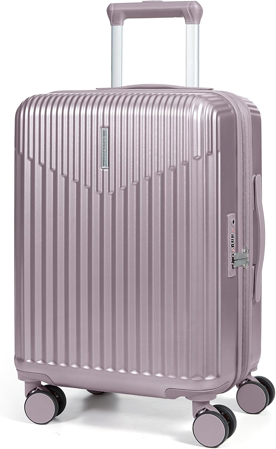 Carry On Luggage 22x14x9 Airline Approved with Spinner Wheels,100% PC Hardside Expandable Luggage with TSA Lock for Trips, 20 Inch Rolling Suitcases for Men Women,BlackPink