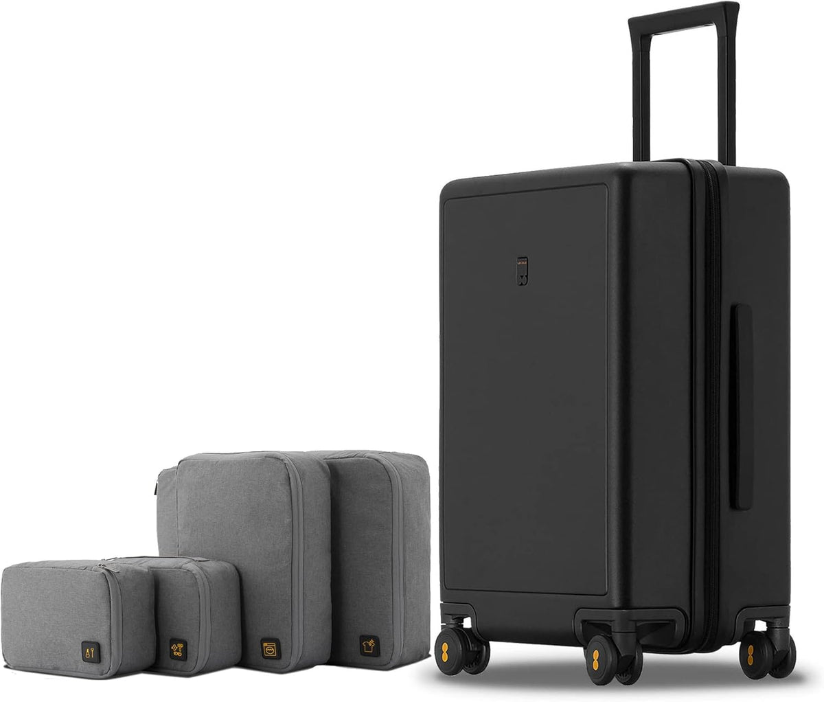 Elegance Carry-on Suitcase, 20 Inch Carry on Luggage, Hardside Large Suitcases with Wheels, Tavel Bag with Tsa Lock, Olive Green