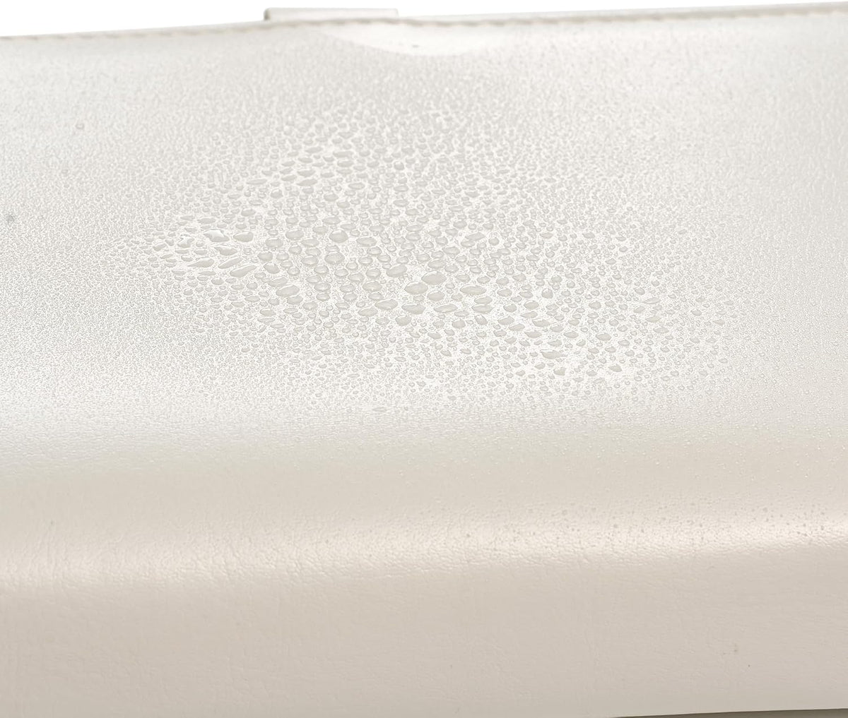 Women’s Travel Jewelry Case - Jewelry Ponch PU Leather Bag Ring Binder Organizer with Zipper Velvet Jewelry Pouches Bags - Cream White