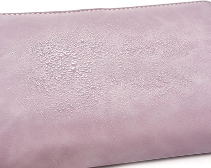 Women’s Travel Jewelry Case - Jewelry Ponch PU Leather Bag Ring Binder Organizer with Zipper Velvet Jewelry Pouches Bags - Cream White