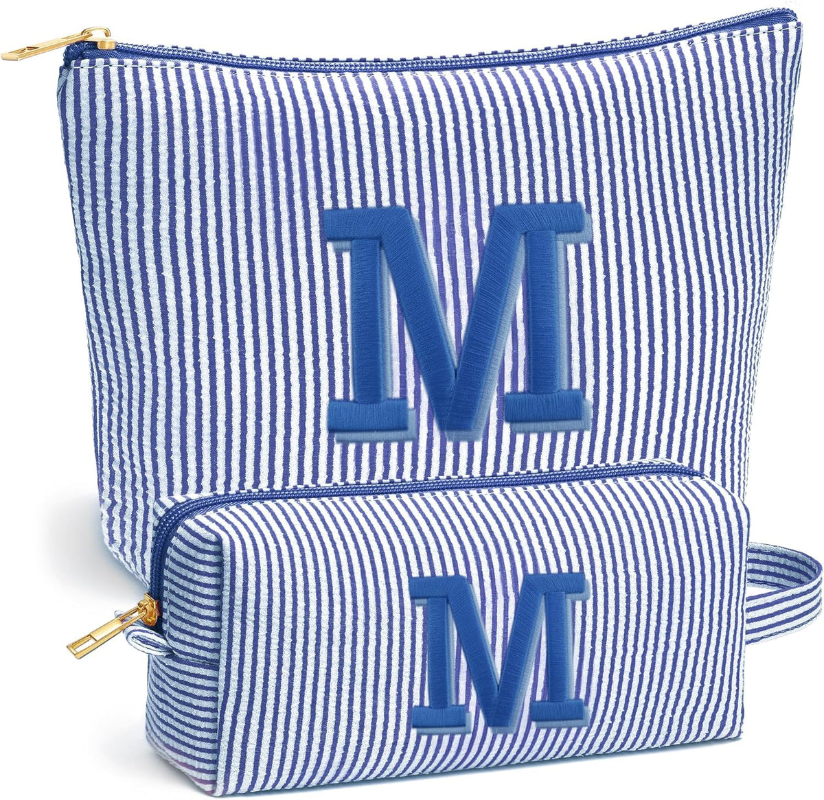 Birthday Gifts for Women - Initial Travel Makeup Bag for Women, Teen Girl Gifts Trendy Stuff, Birthday Gift for Women Girls Teen Girls, Pink Travel Makeup Bag - Letter A
