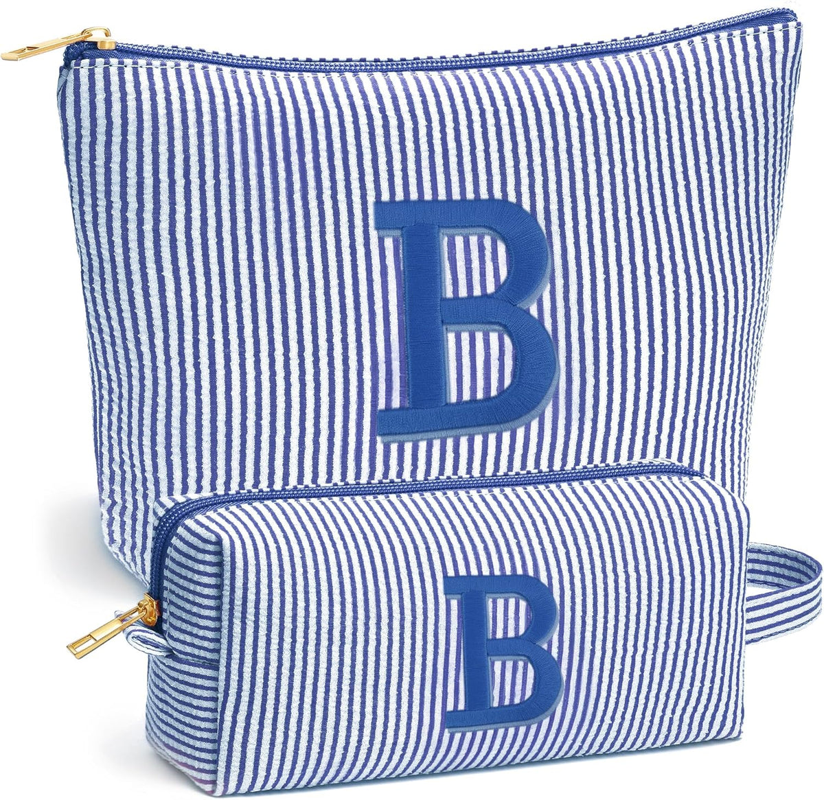 Birthday Gifts for Women - Initial Travel Makeup Bag for Women, Teen Girl Gifts Trendy Stuff, Birthday Gift for Women Girls Teen Girls, Pink Travel Makeup Bag - Letter A