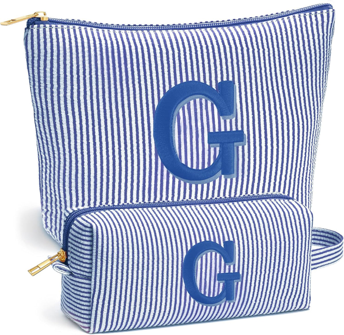 Birthday Gifts for Women - Initial Travel Makeup Bag for Women, Teen Girl Gifts Trendy Stuff, Birthday Gift for Women Girls Teen Girls, Pink Travel Makeup Bag - Letter A