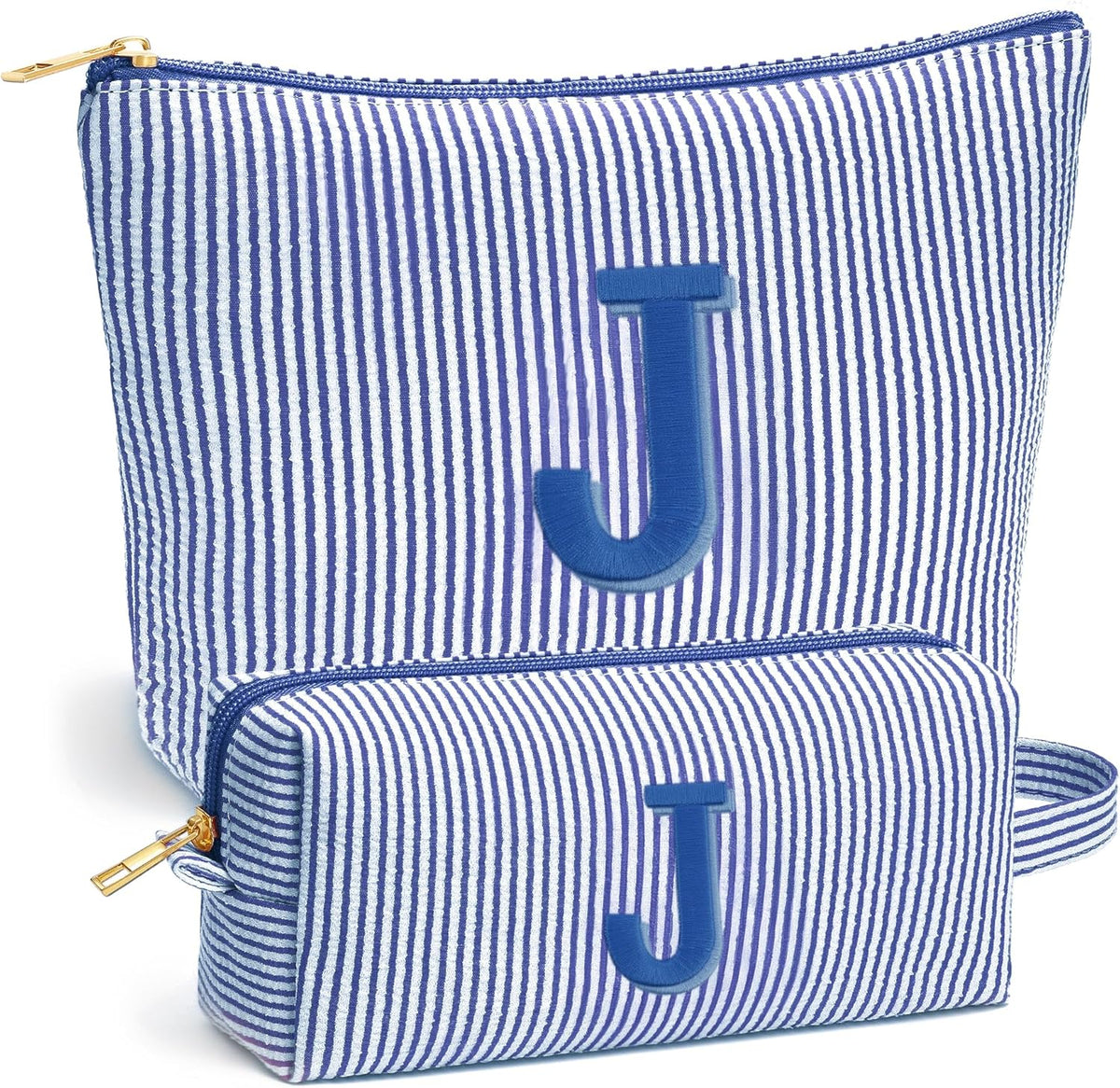 Birthday Gifts for Women - Initial Travel Makeup Bag for Women, Teen Girl Gifts Trendy Stuff, Birthday Gift for Women Girls Teen Girls, Pink Travel Makeup Bag - Letter A