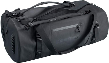 Arctic 50 Dry Waterproof Black Duffel Bag - Large 3000 cu in /50 Litre Capacity - TPU Design for Kayaking, Boating, Weekenders, Hiking or Gym - Foldable for Travel - 50 L