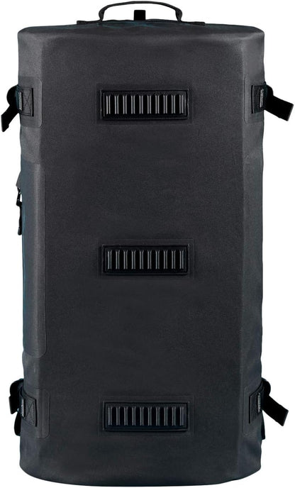 Arctic 50 Dry Waterproof Black Duffel Bag - Large 3000 cu in /50 Litre Capacity - TPU Design for Kayaking, Boating, Weekenders, Hiking or Gym - Foldable for Travel - 50 L