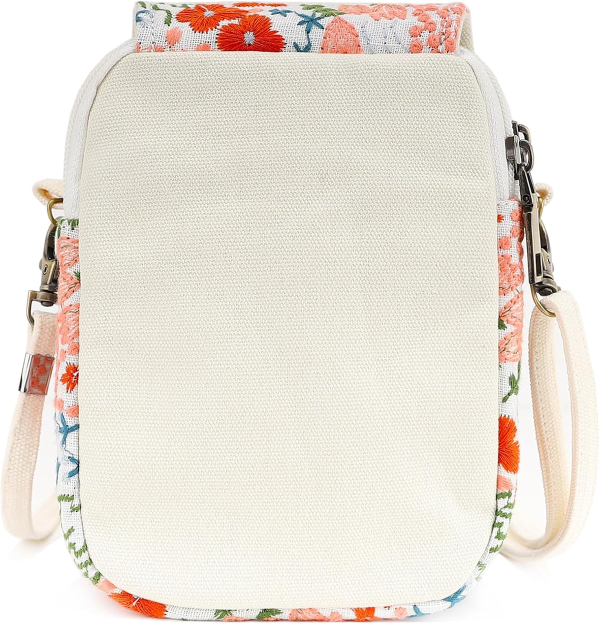 Embroidered Cute Mini Crossbody Bag for Women Small Handbags Wristlet Wallet Bag Cell-phone Pouch Coin Purse