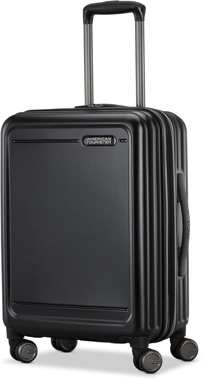 Fathead Underseater Carry-On Luggage - Airline Approved - Customize with Favorite Sports or Character Decal - Durable ABS Hardshell - RightHeight™ Adjustable Handle - White