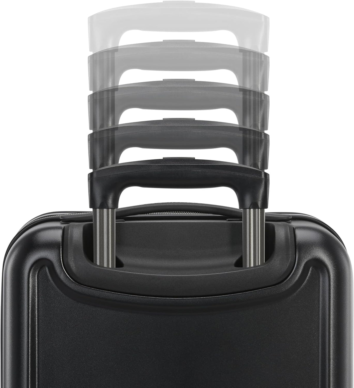 Fathead Underseater Carry-On Luggage - Airline Approved - Customize with Favorite Sports or Character Decal - Durable ABS Hardshell - RightHeight™ Adjustable Handle - White