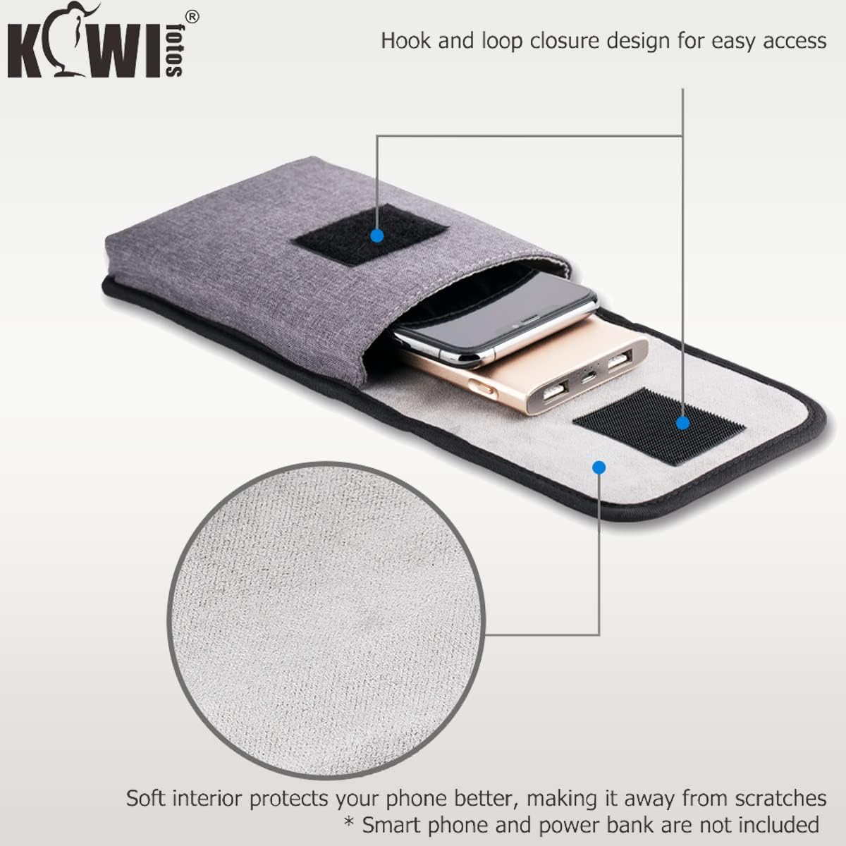 Travel Neck Phone Holster Pouch for 17 16 15 Pro Max 26 S25 | for 4.5-6.7" smartphones, adjustable crossbody strap, Card slot & zipper pocket, shock padding, water-resistant Oxford