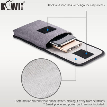 Travel Neck Phone Holster Pouch for 17 16 15 Pro Max 26 S25 | for 4.5-6.7" smartphones, adjustable crossbody strap, Card slot & zipper pocket, shock padding, water-resistant Oxford