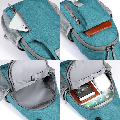 Crossbody Sling Backpack Sling Bag for Men Women, Travel Hiking Chest Bag Daypack, Small over the Shoulder Backpack