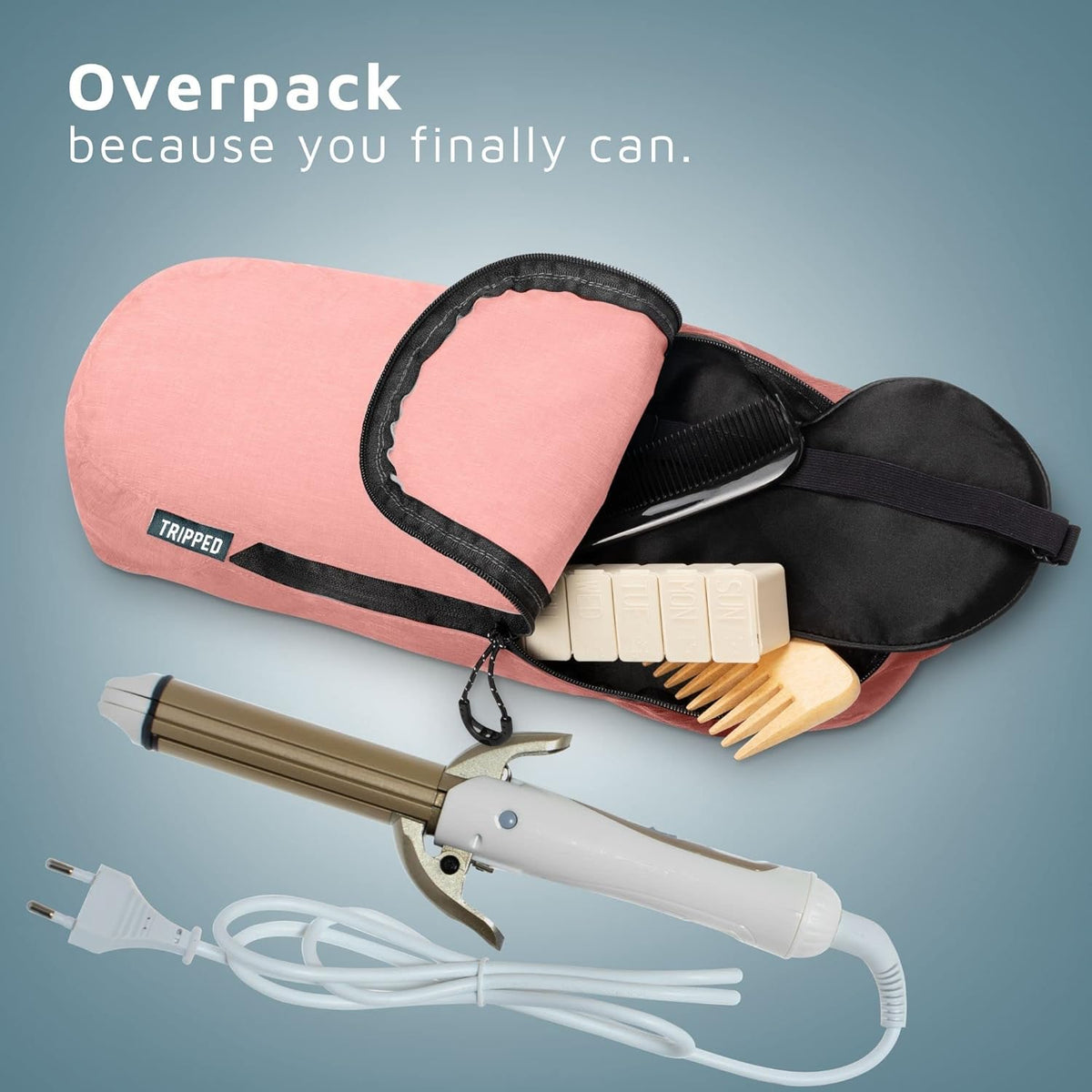 Toiletry Bag Kit 3 Piece Set: Hanging Travel Toiletry Bag + 311 TSA Cosmetic Liquid Bag + Accessory Organizer Pouch
