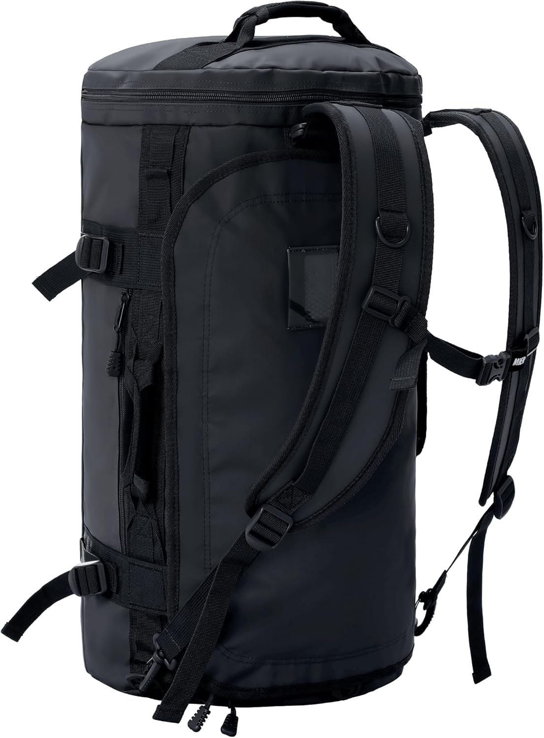 Large Duffle Bag Backpack for Travel Camping Gym Sports, 45L/60L/90L | Water Resistant, Convertible Duffel, Detachable Backpack Straps, Shoe Compartment, Heavy-Duty Tarpaulin, 3 Sizes